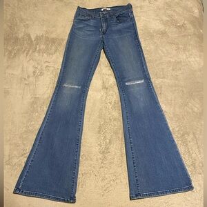 O2 Denim Hollywood, High-Rise,  Flare Jeans.